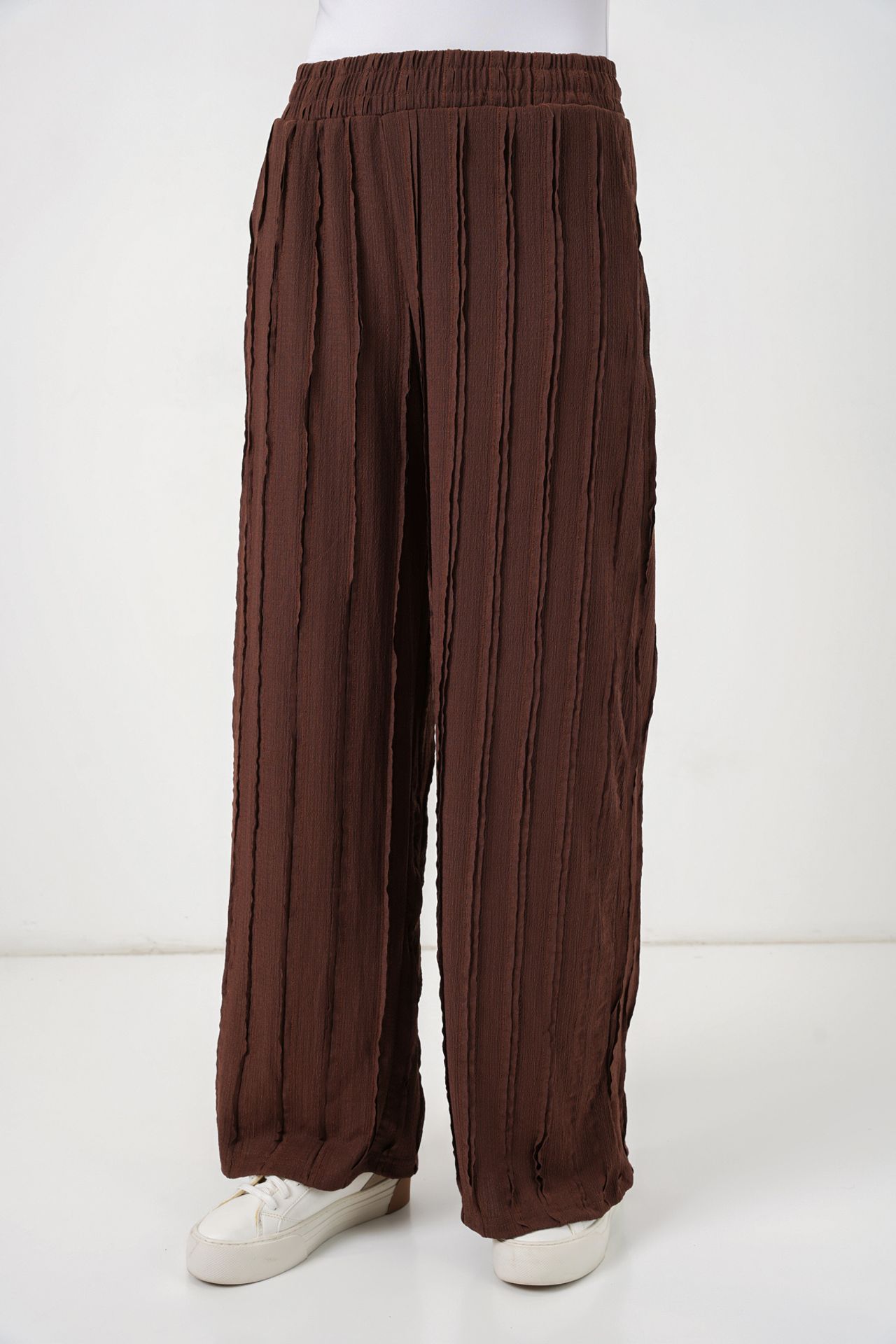 BDART Wide Leg Textured Pull-On Trousers 4