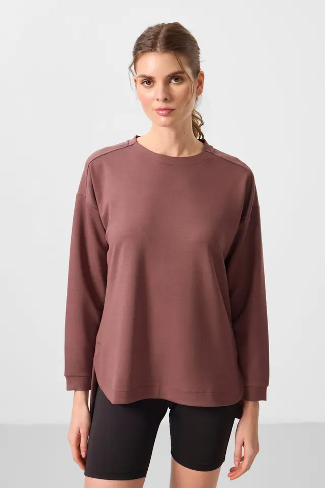TOMMY Long-sleeve Jersey Tunic Top