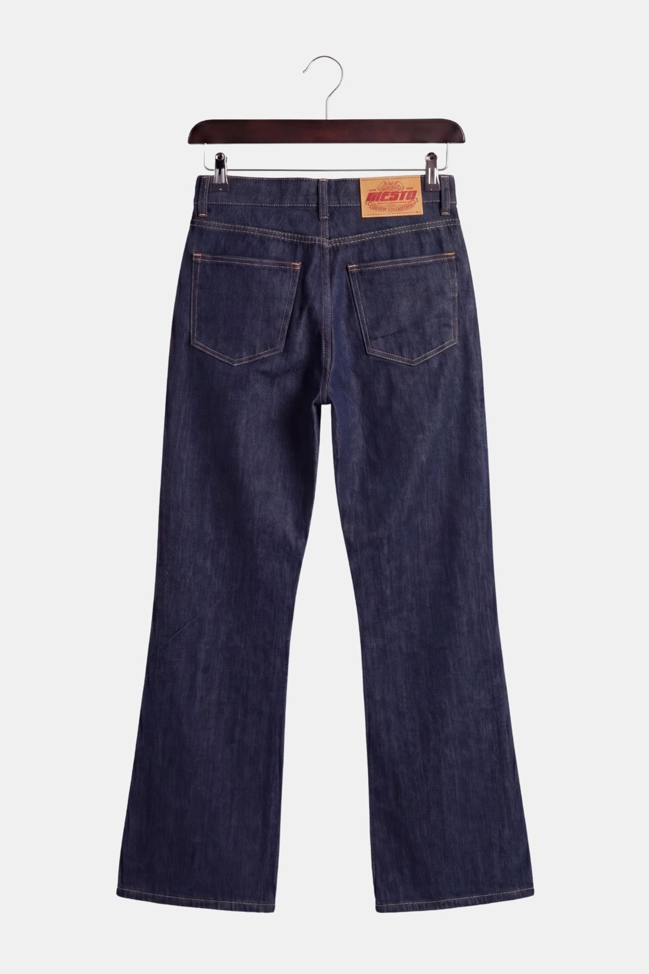 GIESTO Men's Mid-Waist Flare Leg Jeans 2