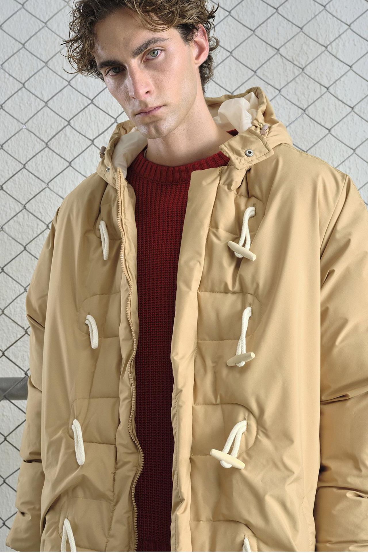 GIESTO Long Hooded Puffer Down Coat with Pockets 5