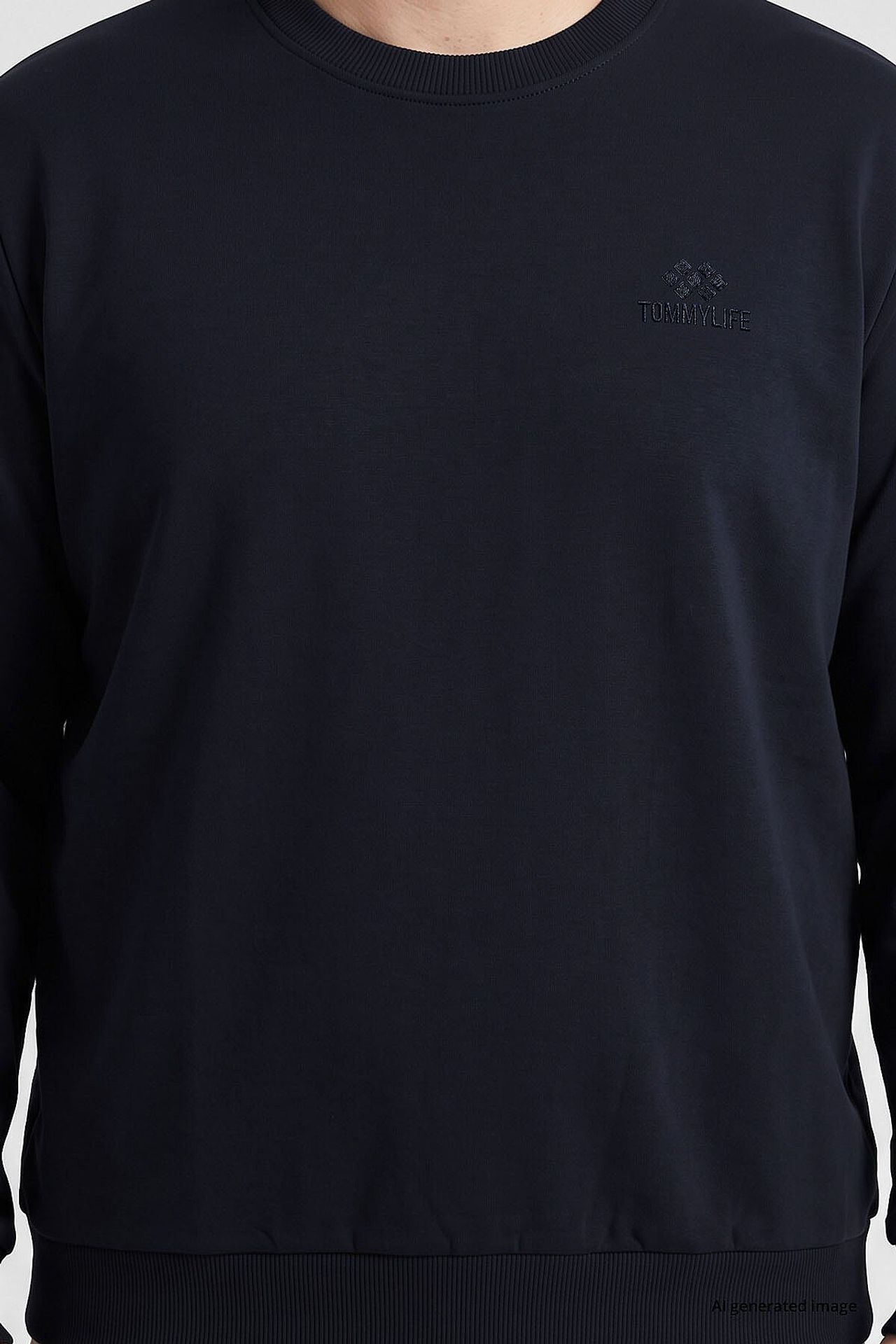TOMMY Crew Neck Long Sleeve Sweatshirt 2