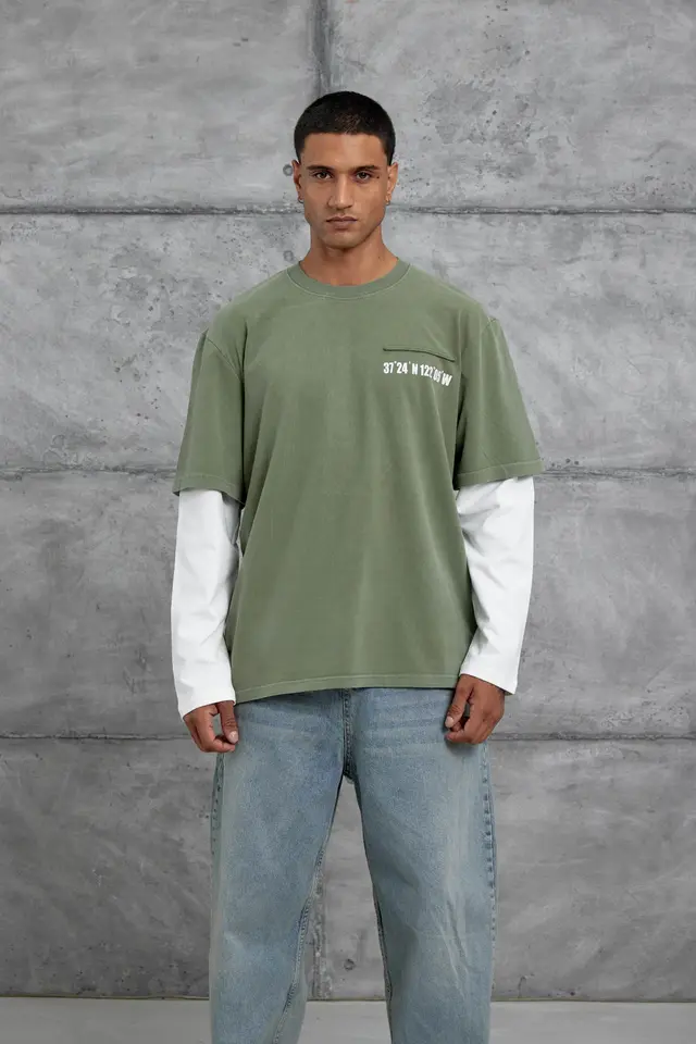 NOMARC Rahat Bisiklet Yaka Sweatshirt