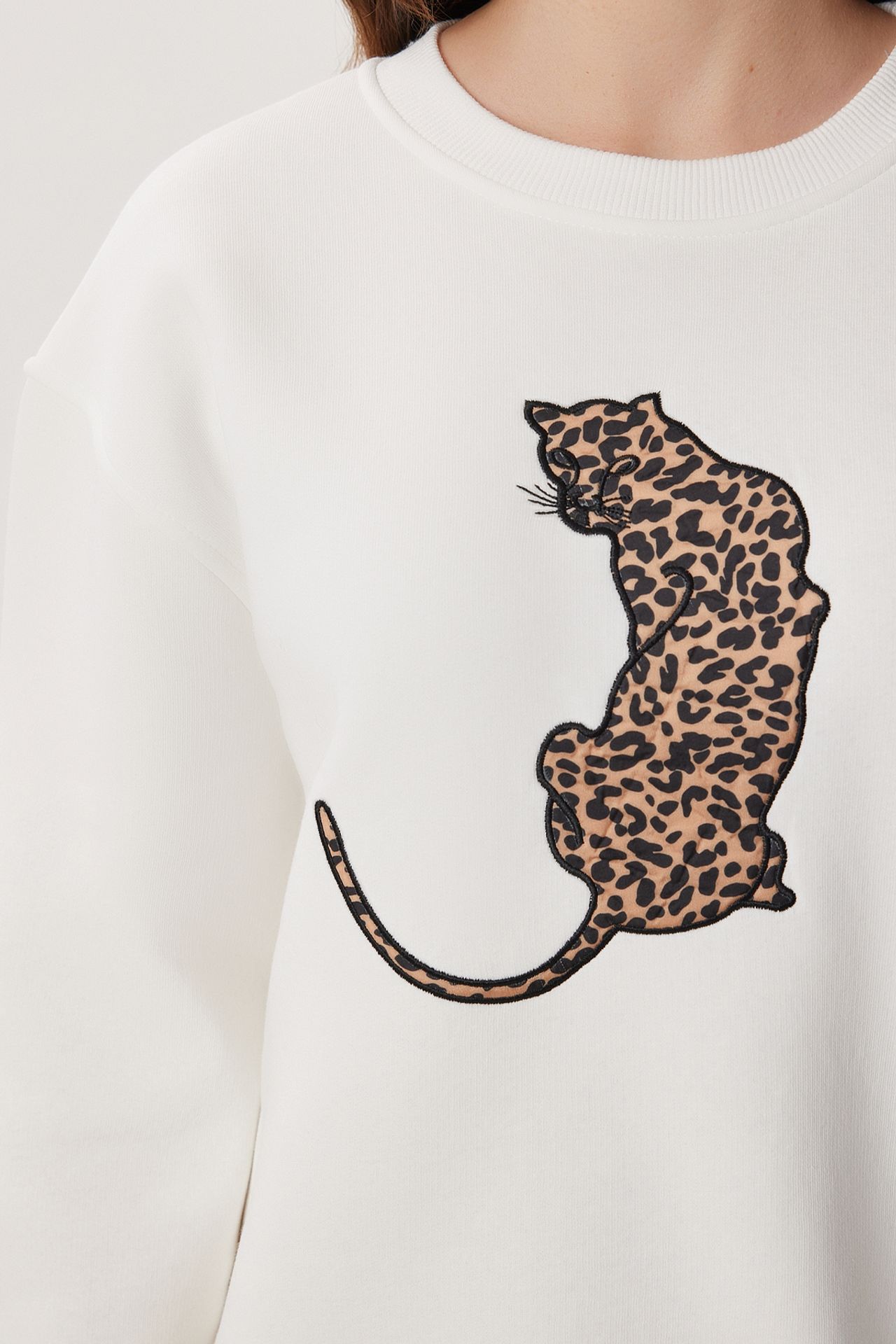 ISTANBUL Crew Neck Long Sleeve Knitted Sweatshirt 3