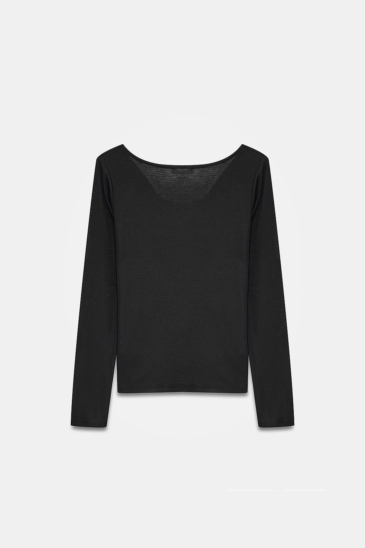 DILVIN Fitted Wool Knit Cowl Neck Blouse 6
