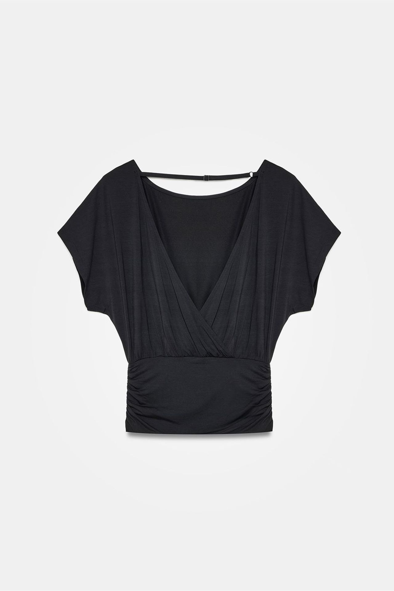 DILVIN Women's Modal Blend Cut-out Crew Neck Blouse 6