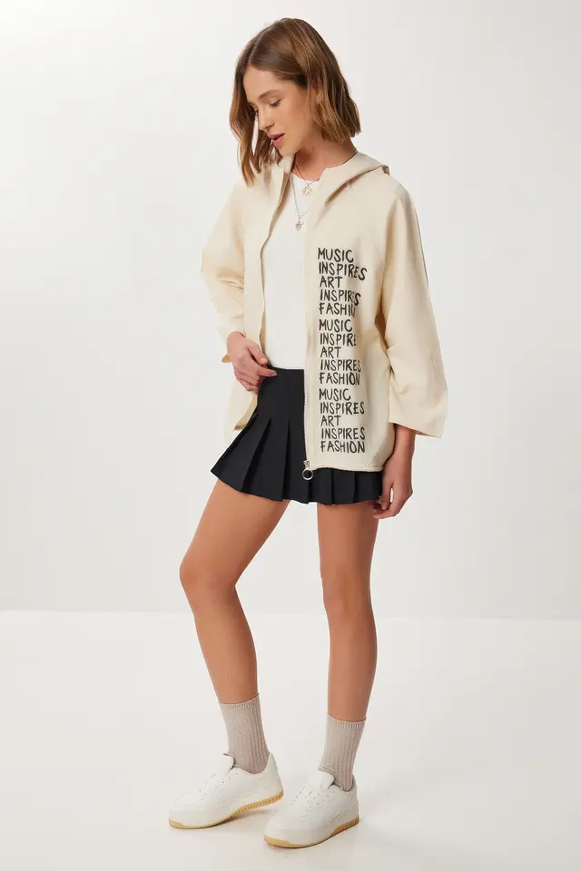 ISTANBUL Hooded Printed Full-Zip Jacket