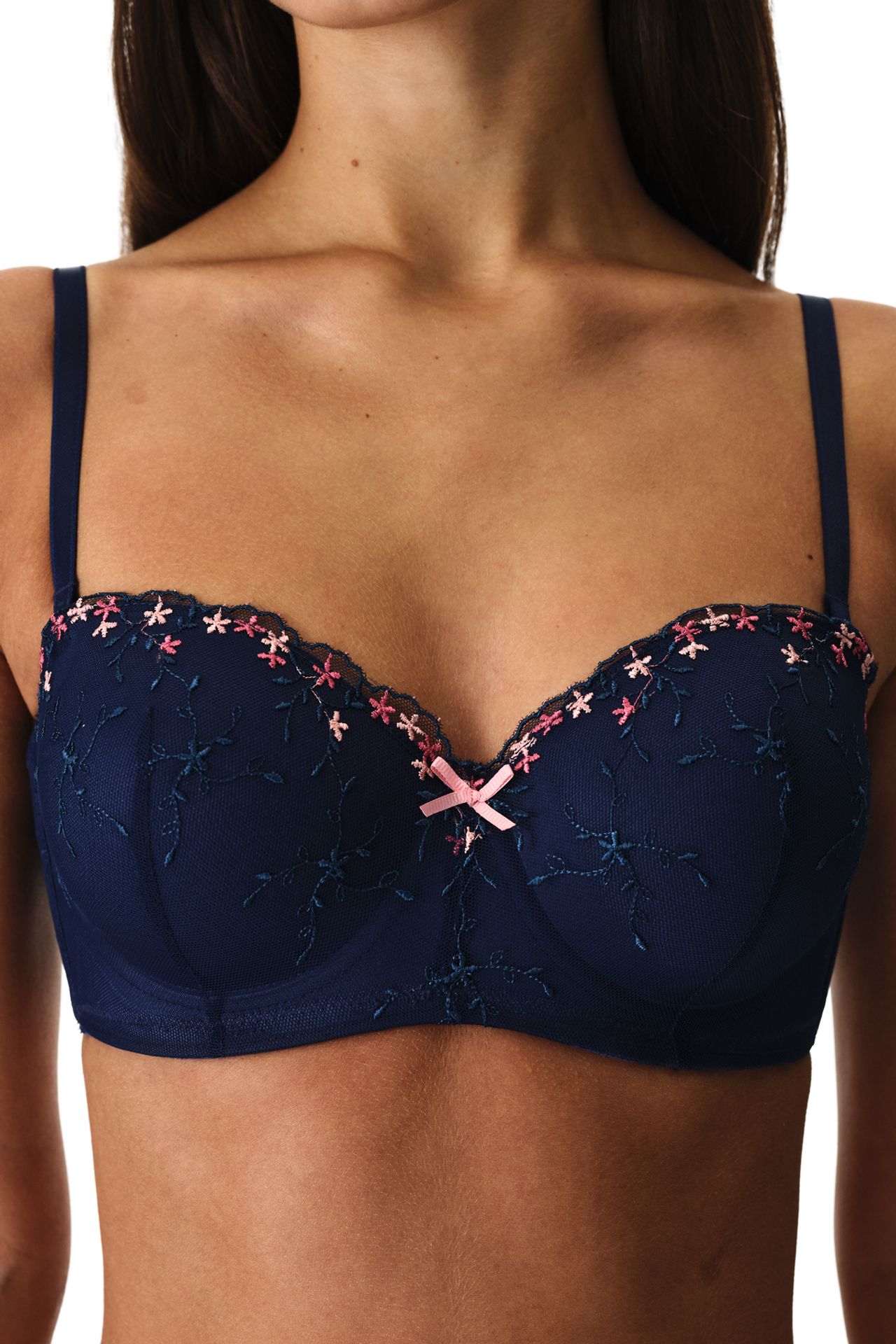 PENTI Lotus Embroidered Floral Padded Bra 2
