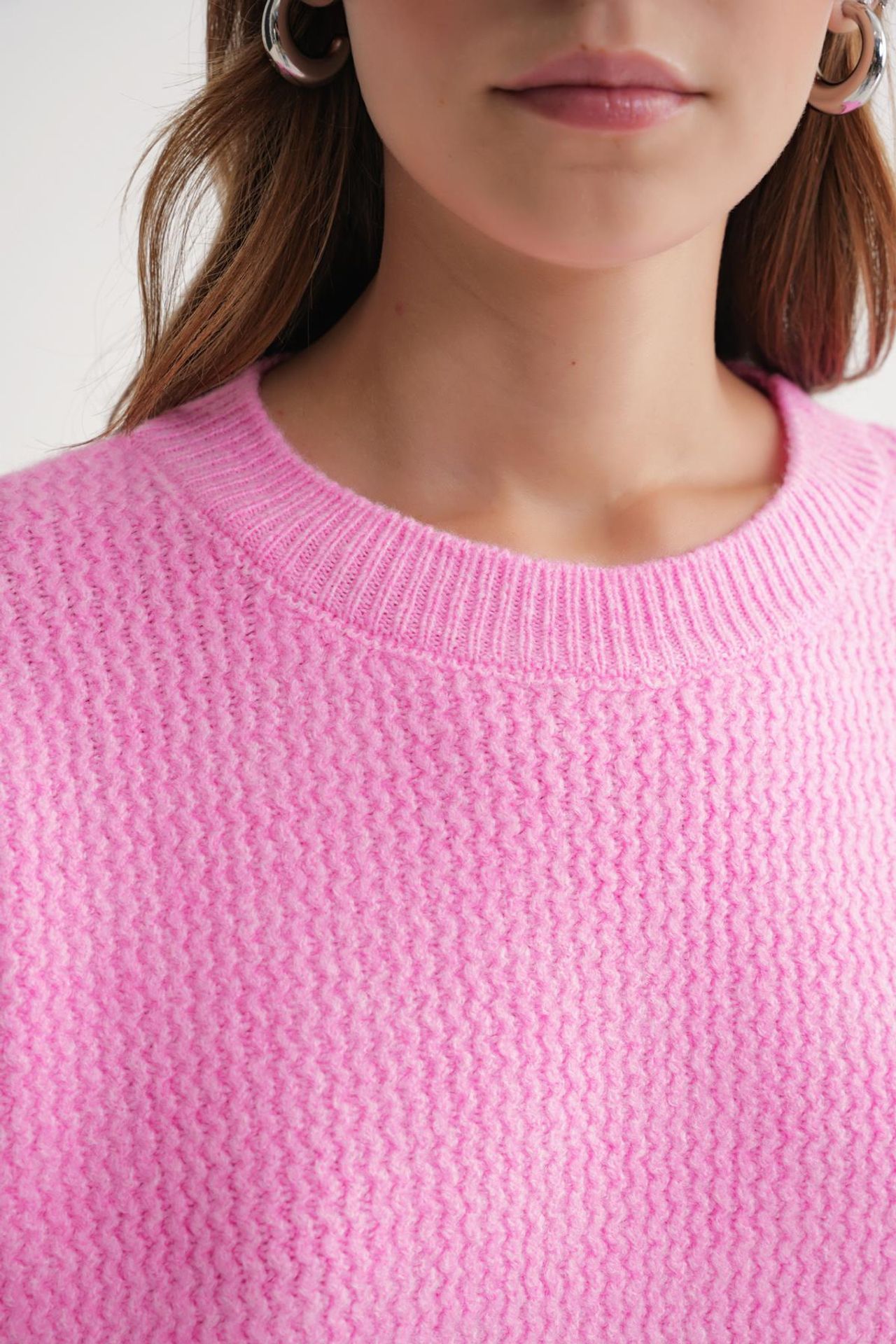 Mixray Long Sleeve Ribbed Knit Sweater 6