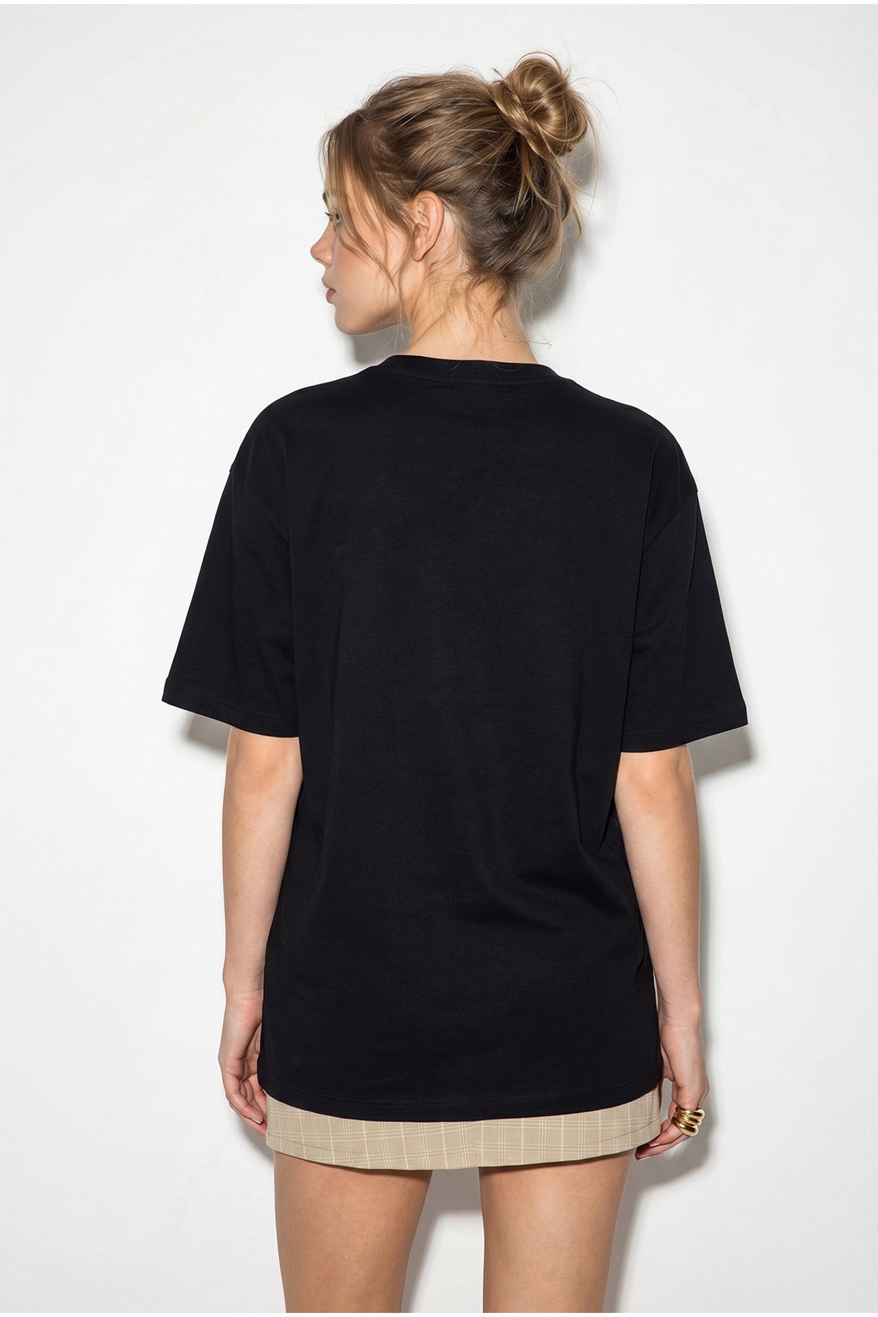 LUCCI Oversized Embroidered Sequin Crew Neck T-Shirt 5