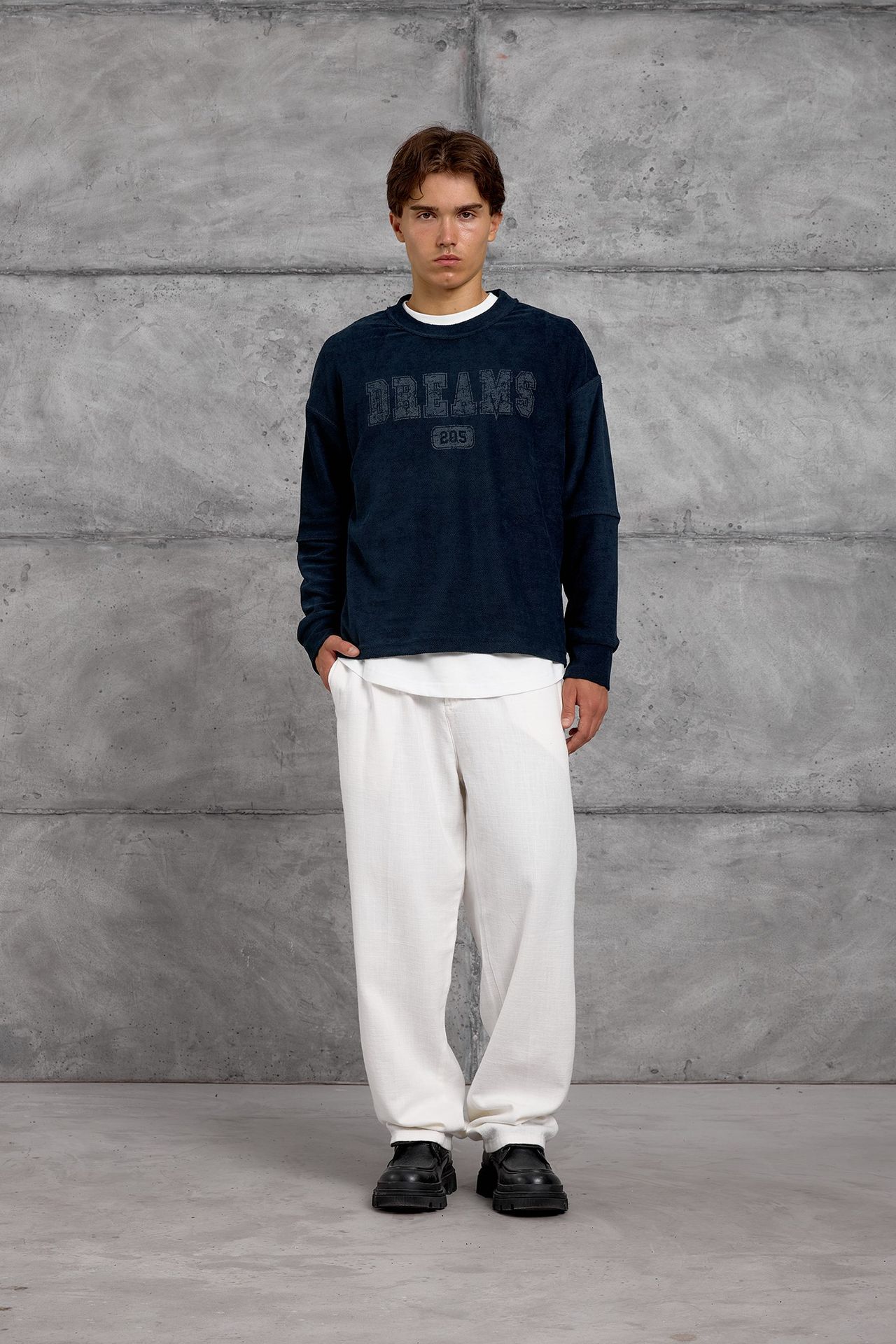 NOMARC Regular Kalıp Bisiklet Yaka Sweatshirt 1
