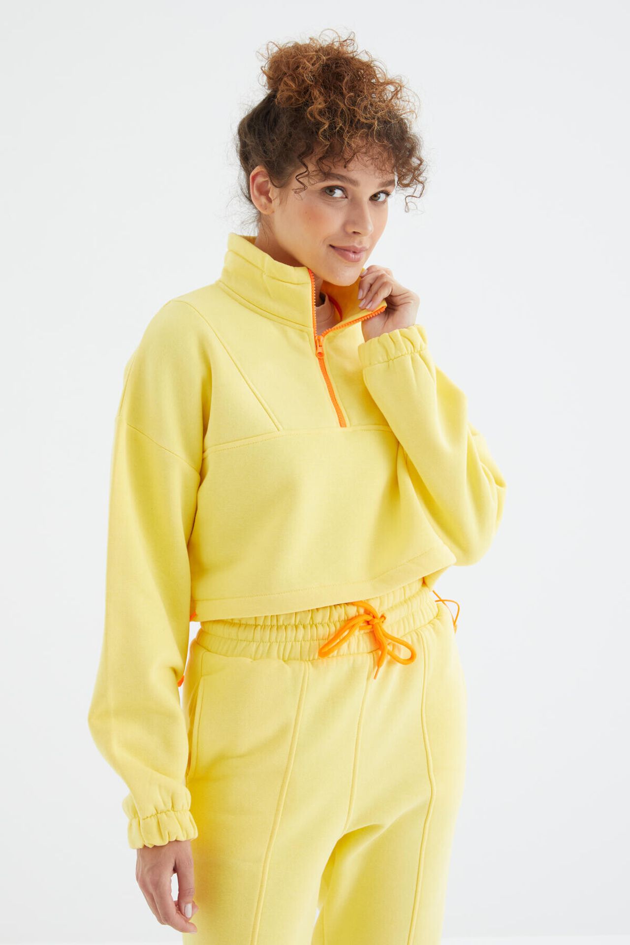 TOMMY Oversized Fleece Sweatshirt And Pants Set 2