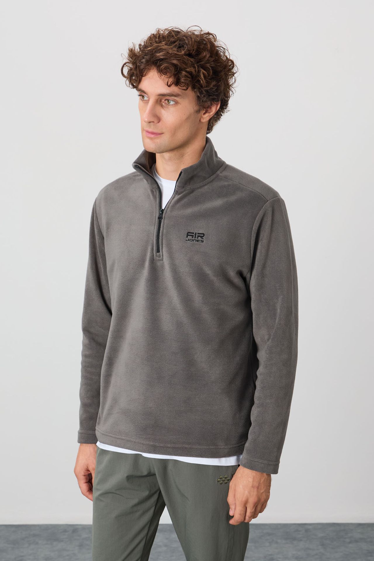 TOMMY Men's Plush Half-Zip Sweatshirt 4