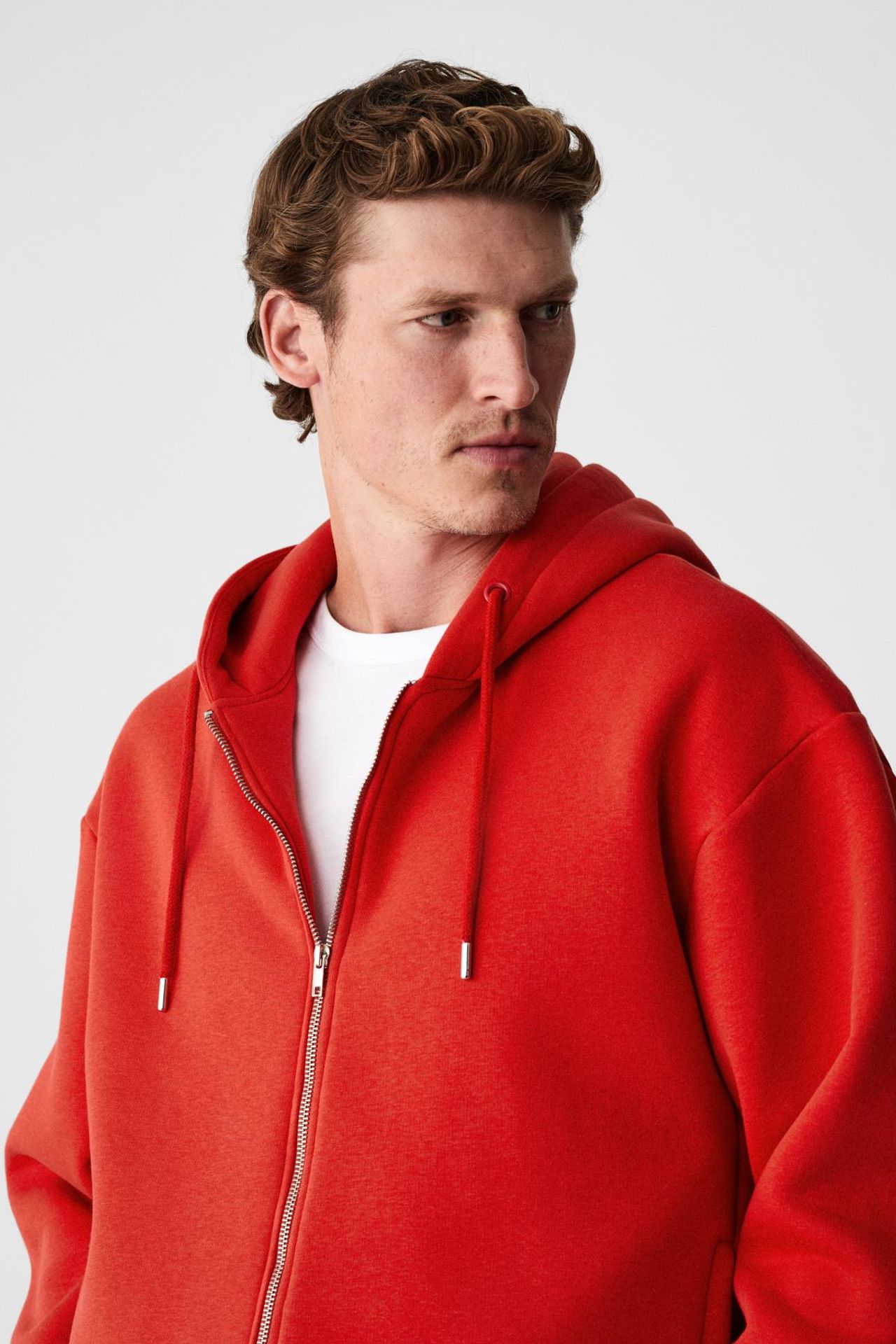 GRIMELANGE Oversized Hooded Zip Sweatshirt 4