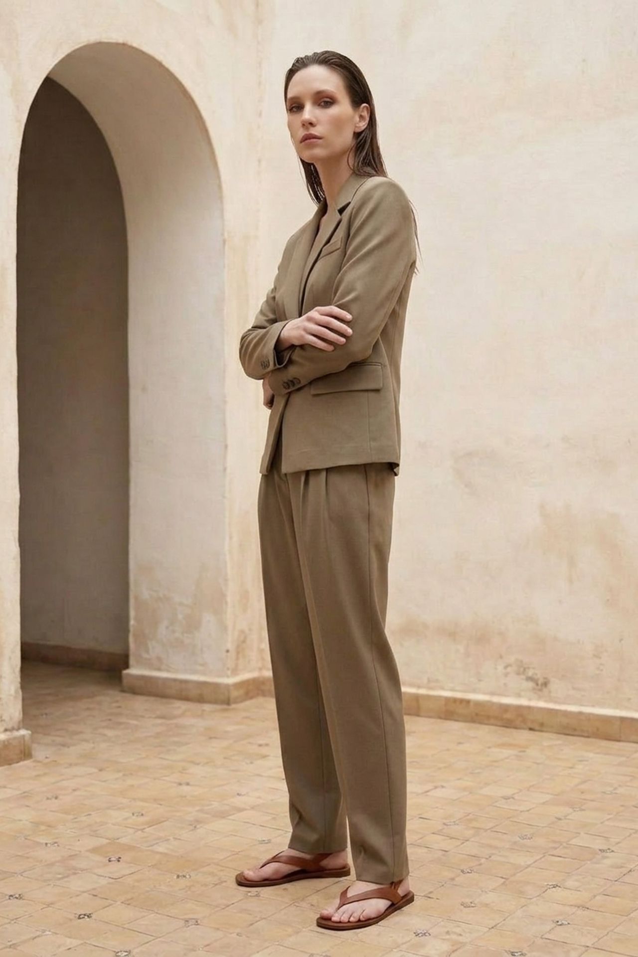 MY FASHION Women's regular-fit blazer jacket 2