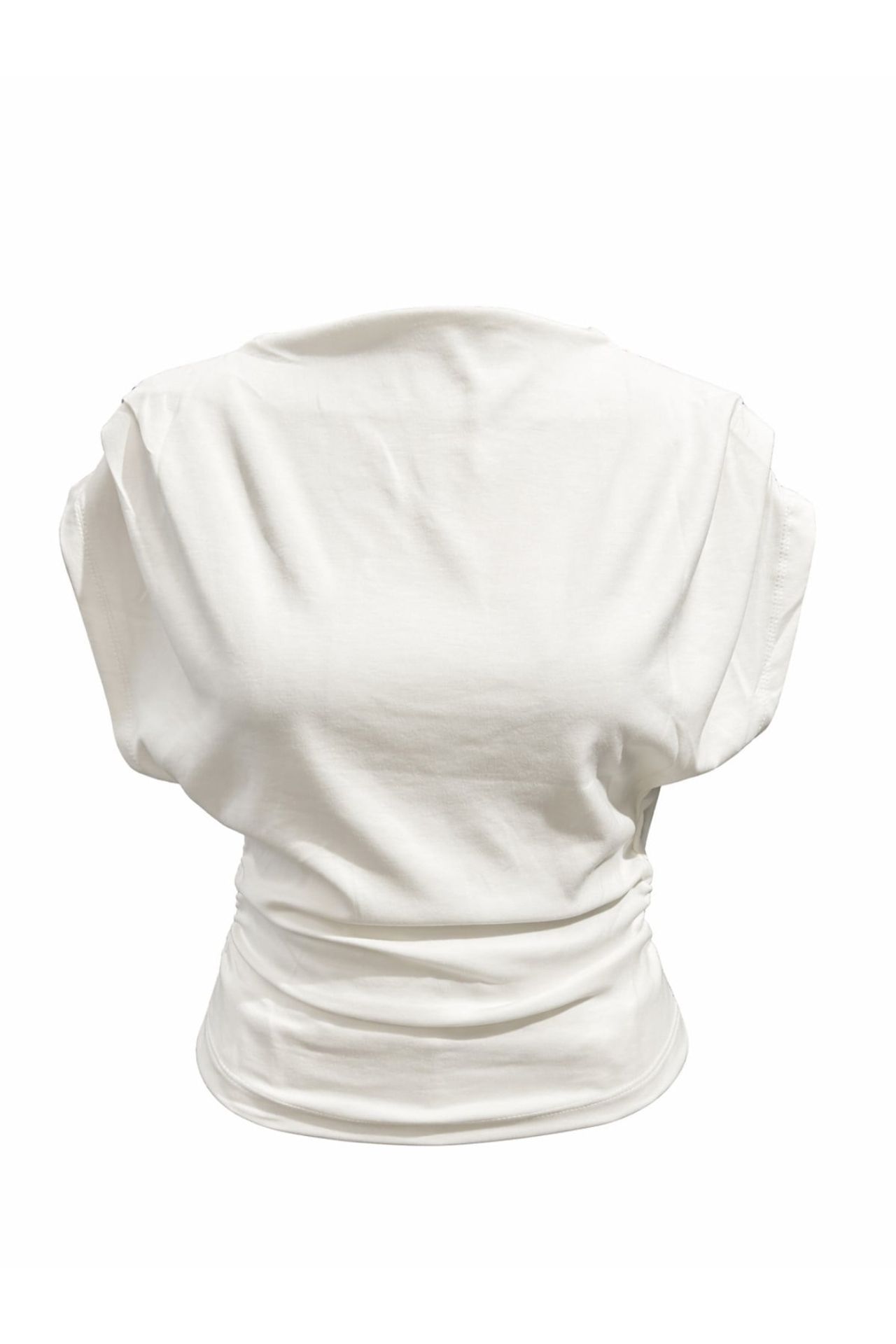MIXRAY High Waist Wide Leg Knit Co-Ord Set with Boat Neck 2