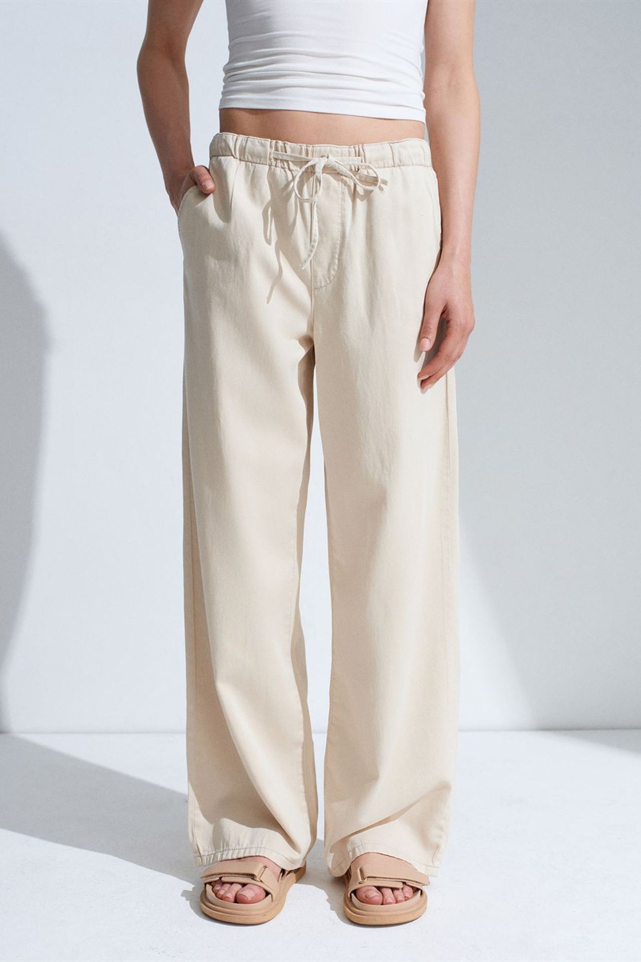 DILVIN Mid-Waist Wide-Leg Denim Jeans 3