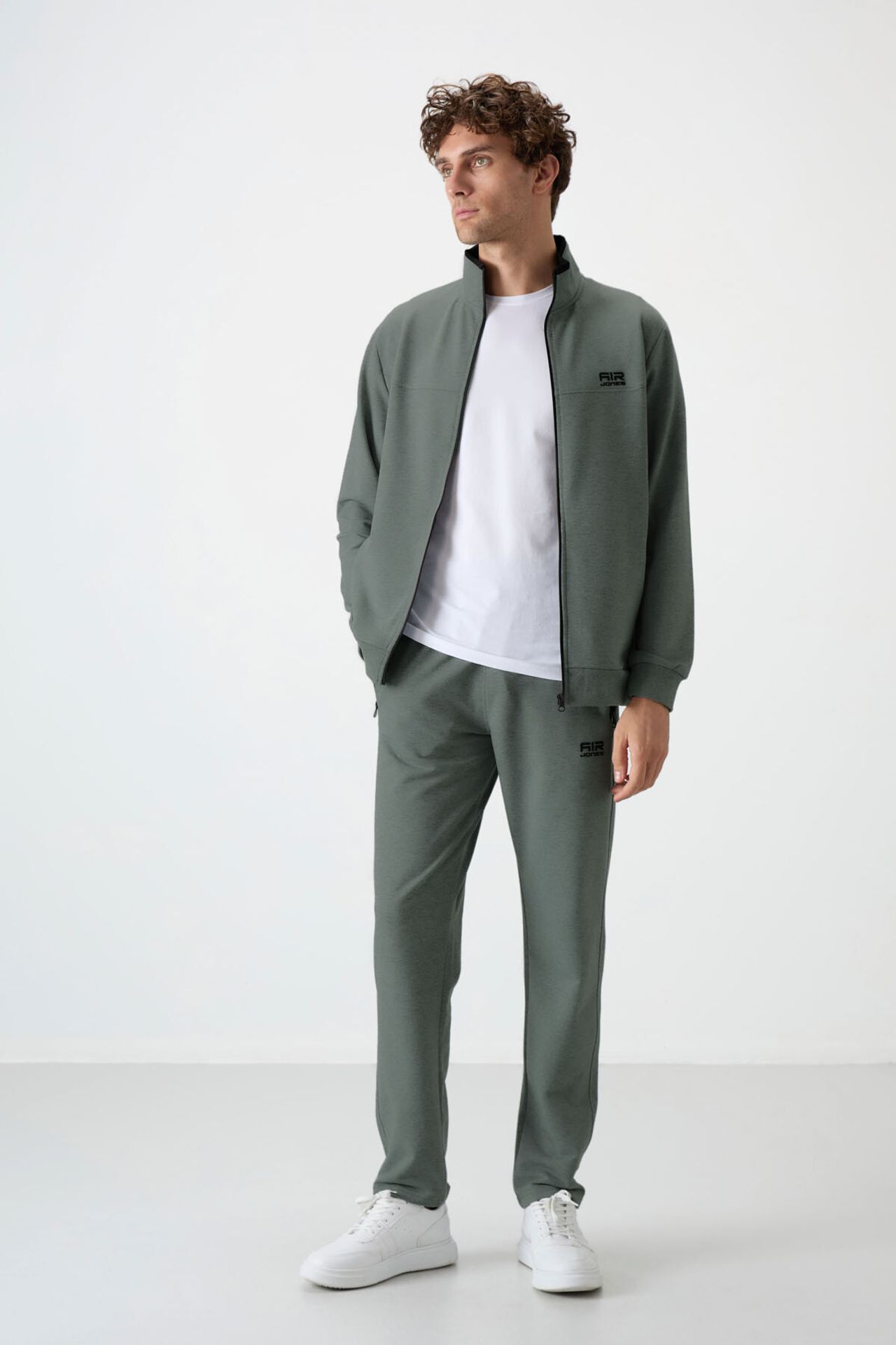 TOMMY Men's Knit Fleece Sweatshirt And Pants Set 4