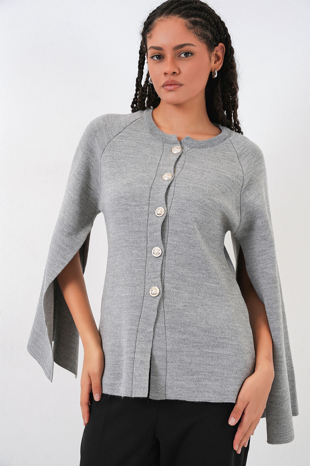 BDART Textured Knit Cardigan with Button Closure 4