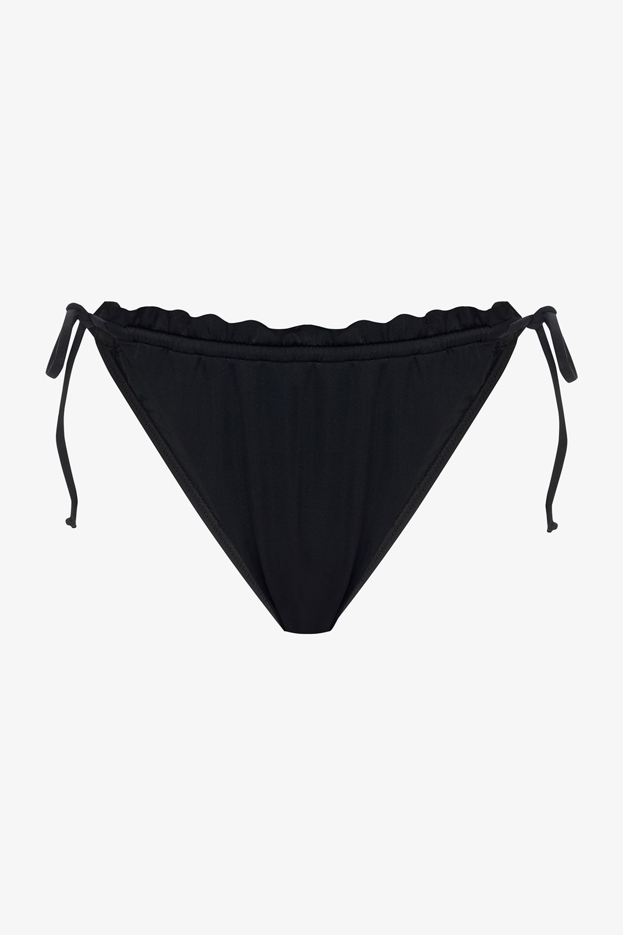 PENTI Super Frill Tie Low-Waist Bikini Bottom