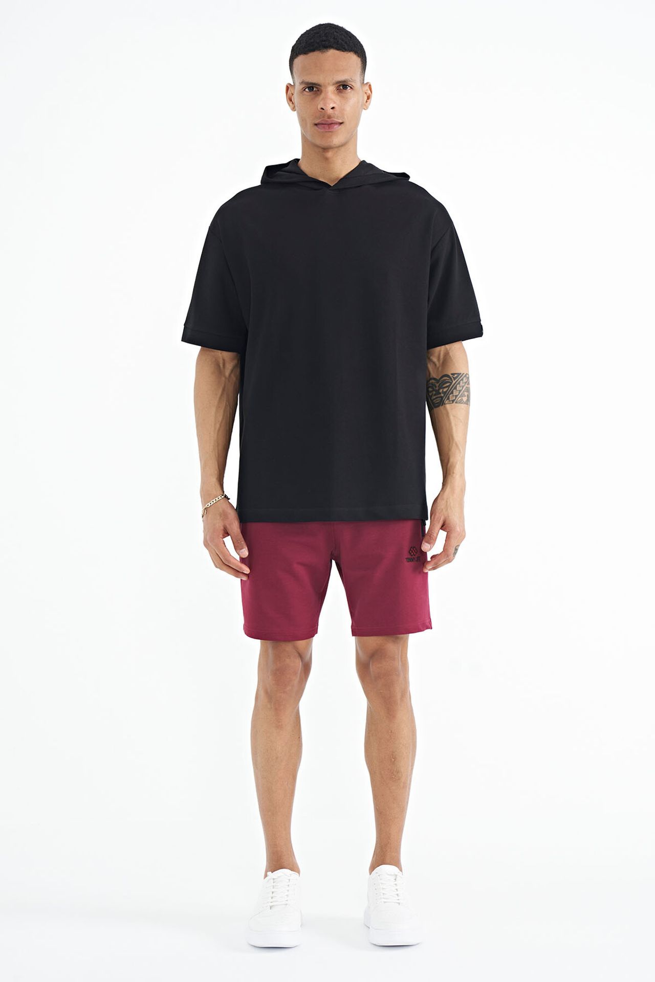 TOMMY Oversized Hooded Short-sleeve T-shirt 2