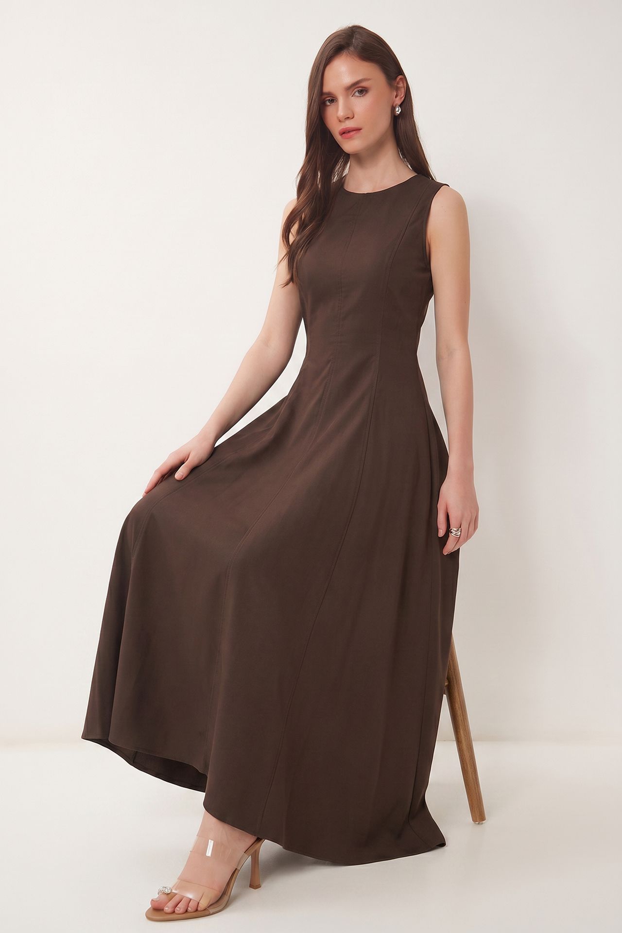 ISTANBUL Cotton-Blend Maxi Dress 3