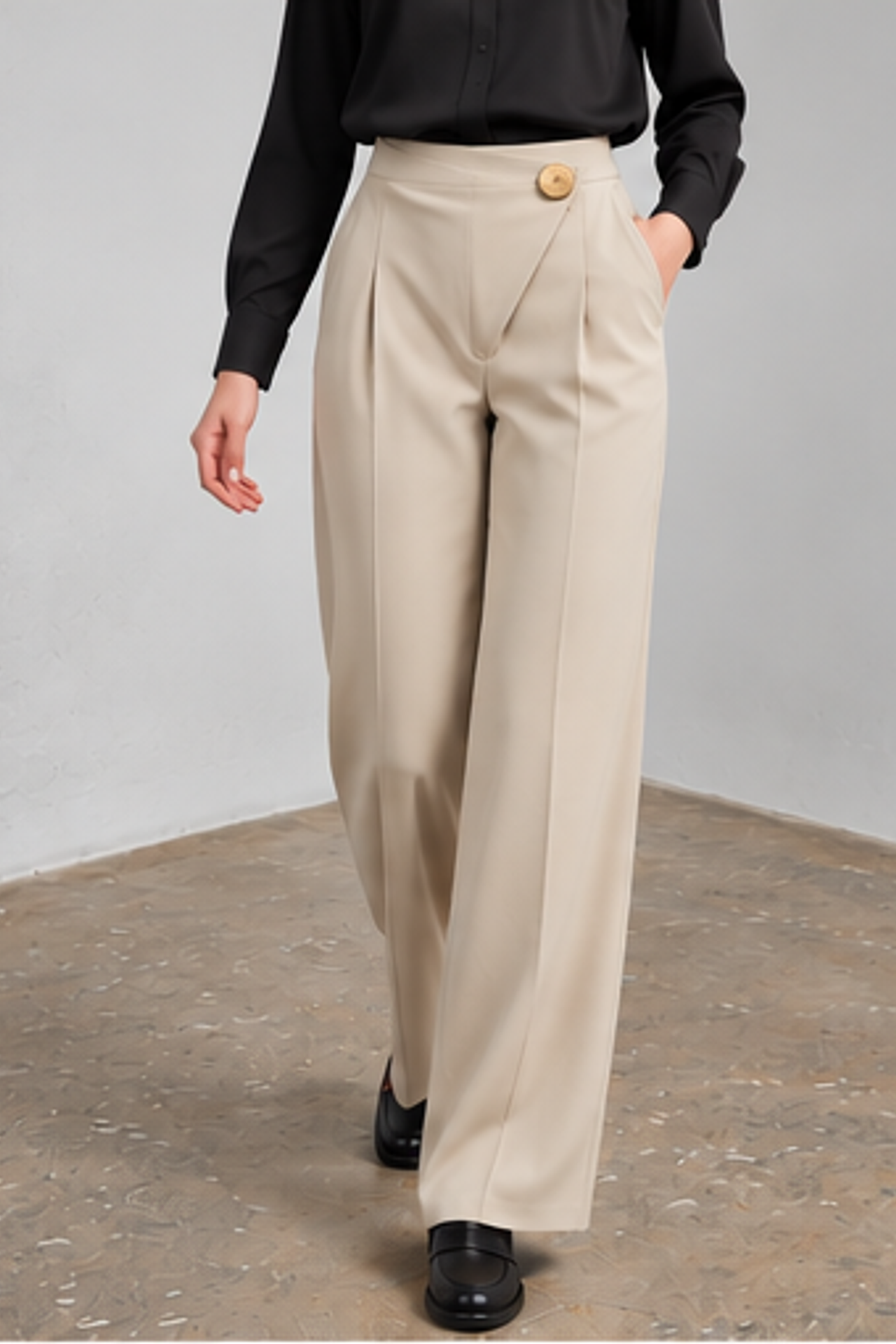 MY FASHION Straight Leg Pants 1