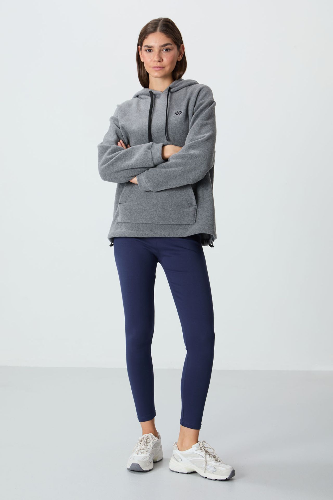 TOMMY Oversized Hooded Plush Sweatshirt 3