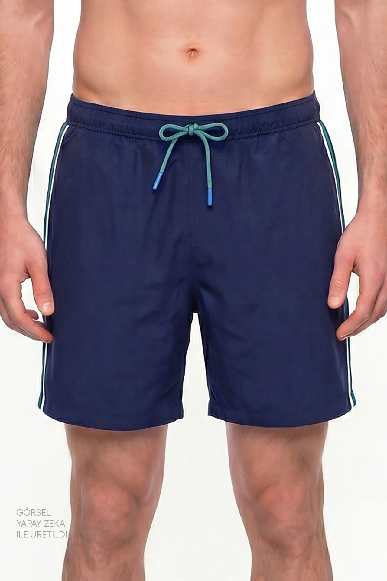 PENTI Men's Retro Tennis Swim Shorts 1
