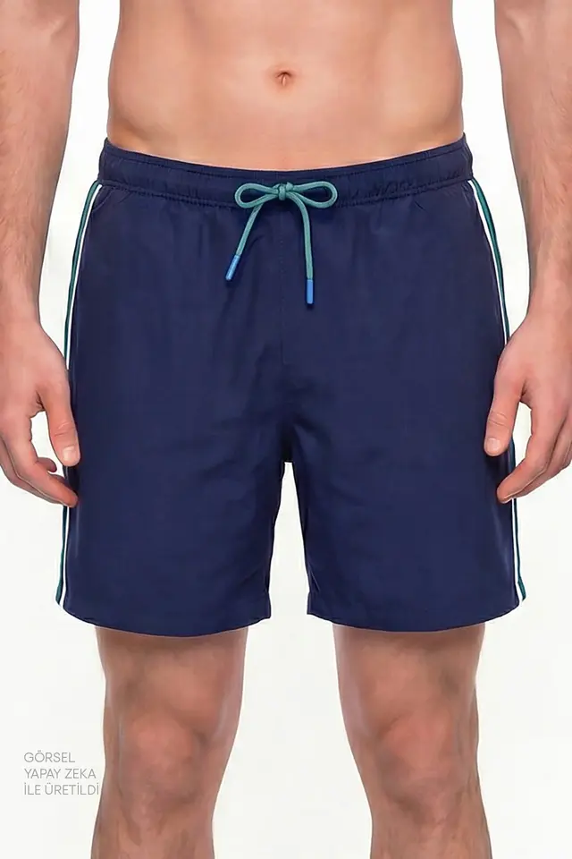 PENTI Men's Retro Tennis Swim Shorts