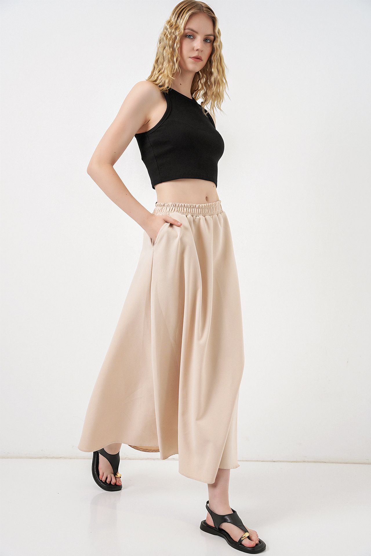 BDART High Waist A-Line Maxi Skirt 3