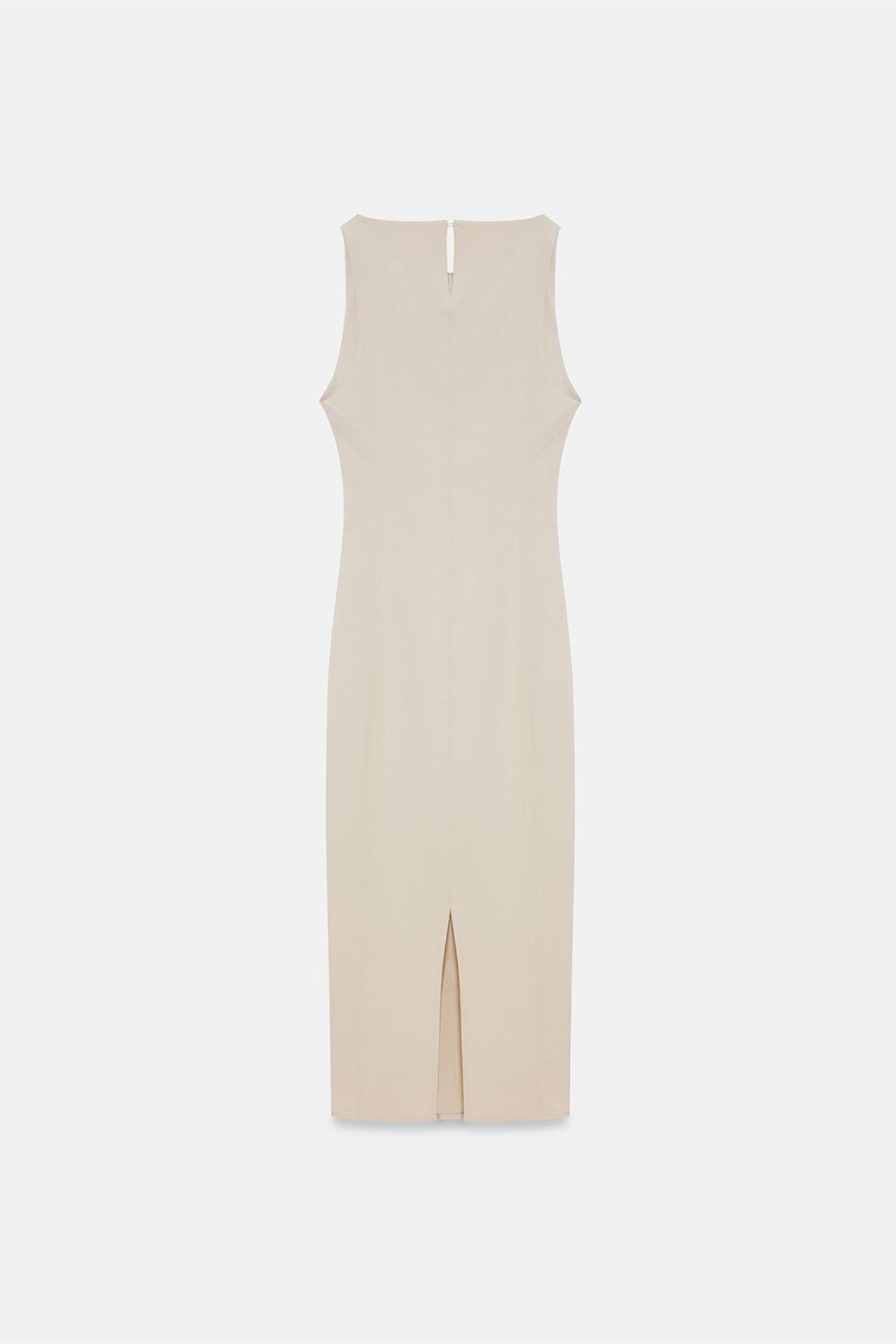 DILVIN Kolsuz, Yırtmaçlı Midi Bodycon Elbise 6