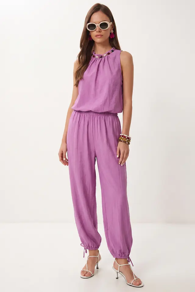 ISTANBUL Women's Halter Neck Two-Piece Coord