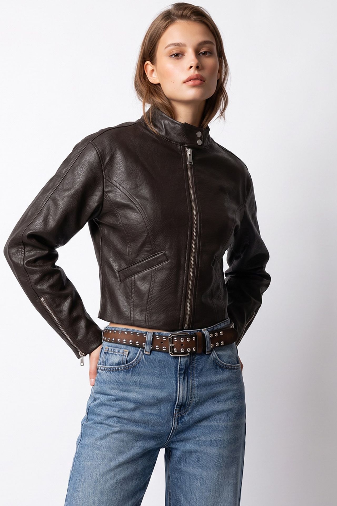 MIXRAY Women's Cotton Blazer 4
