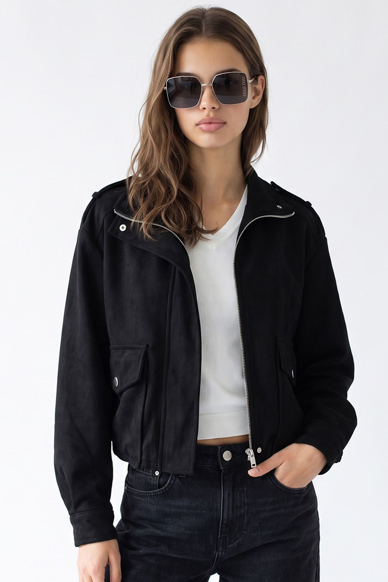 MIXRAY Women's Tailored Blazer