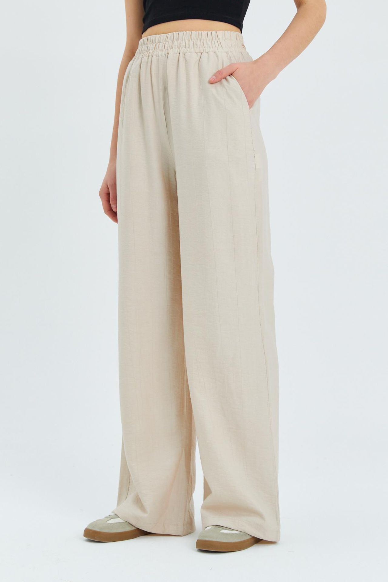 Mixray Soft Touch High Waist Wide Leg Pants 5