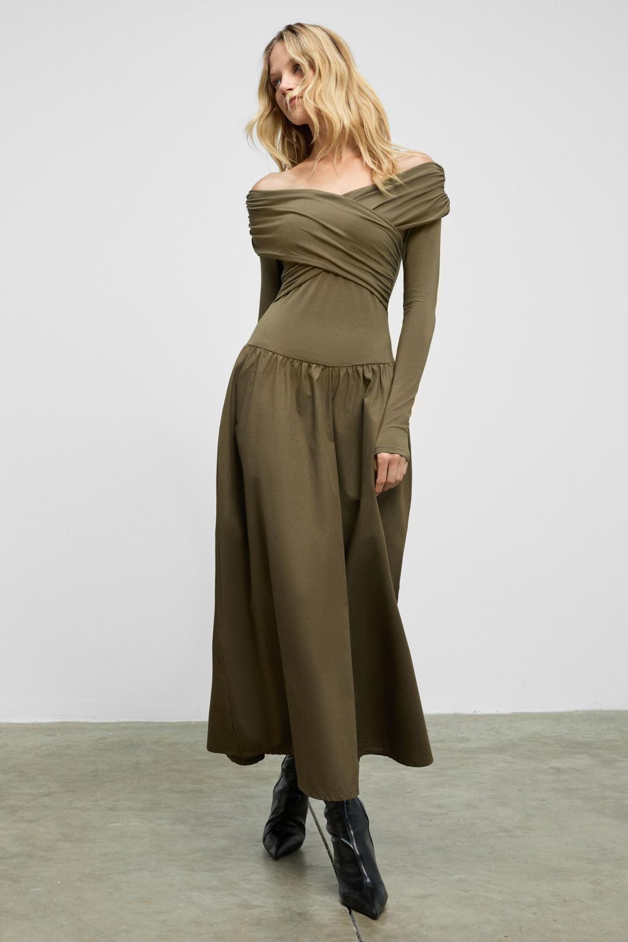 GRIMELANGE Long Flared Maxi Dress 3