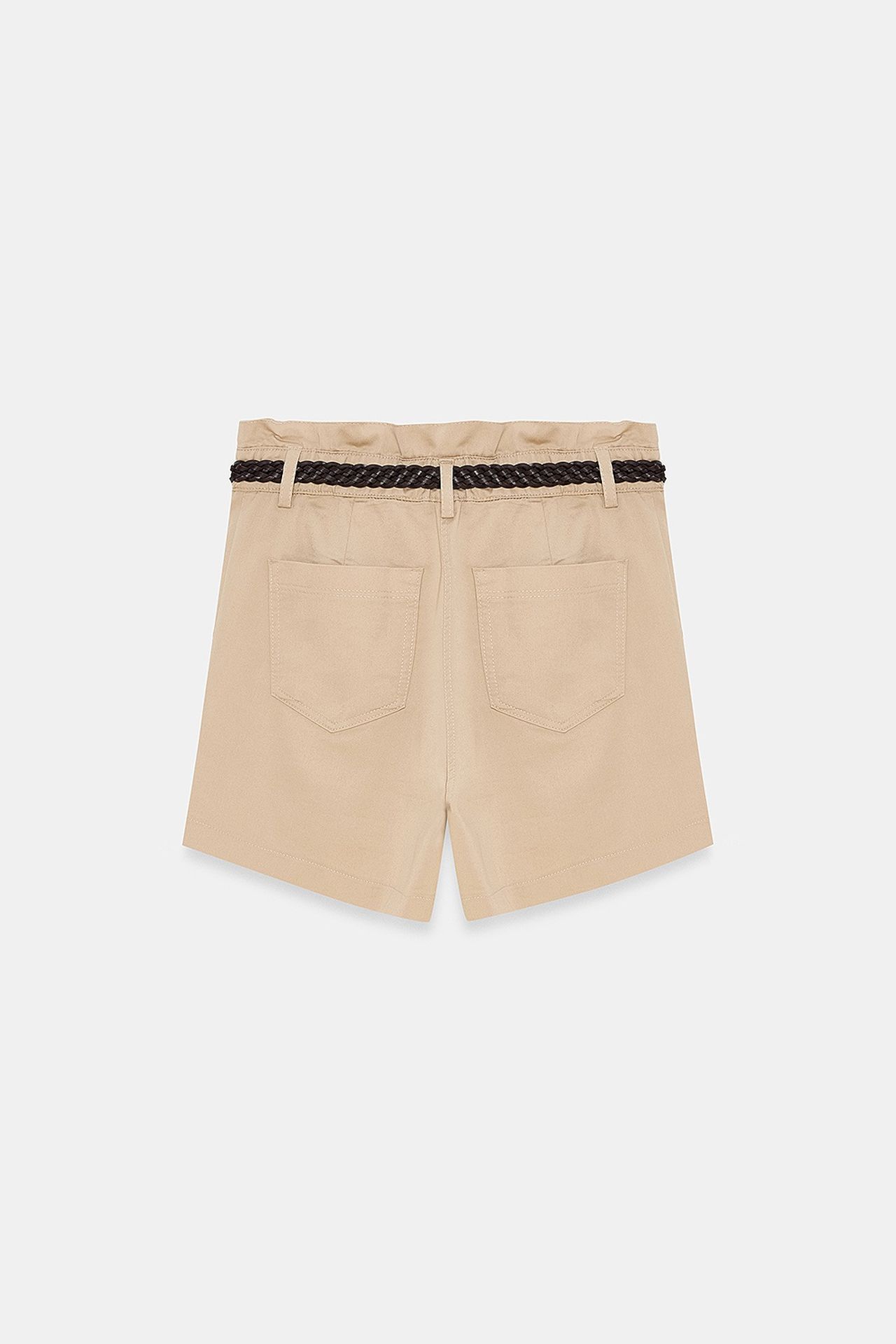 DILVIN High-Waist Belted Chino Shorts 6