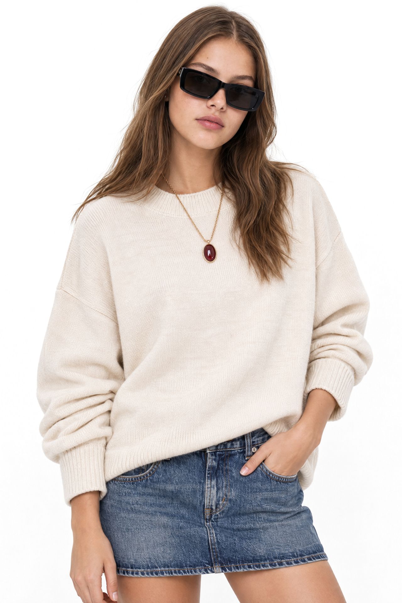 Mixray Oversized Knitwear Sweater 4