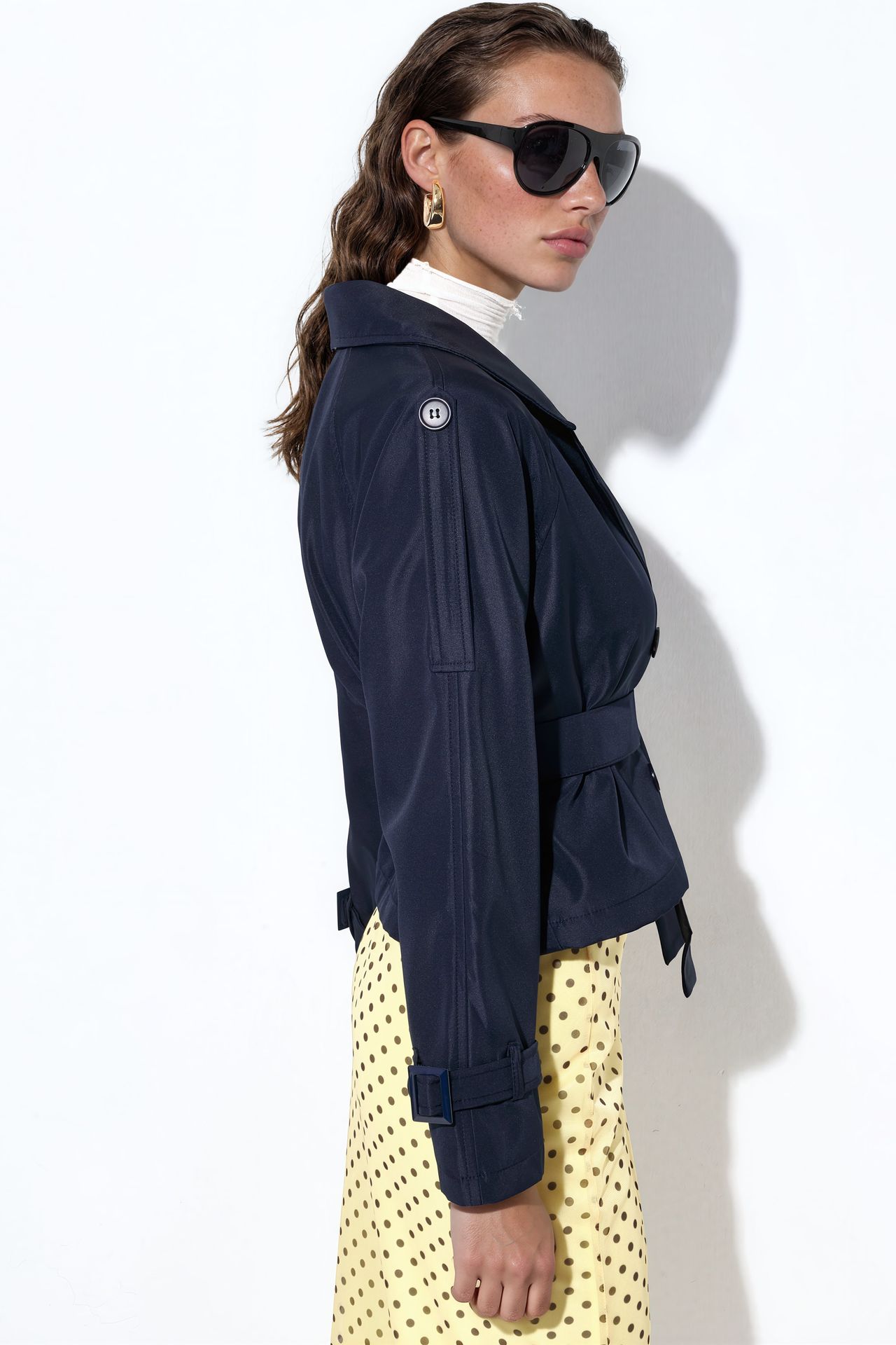 BDART Short Belted Trench Coat 2