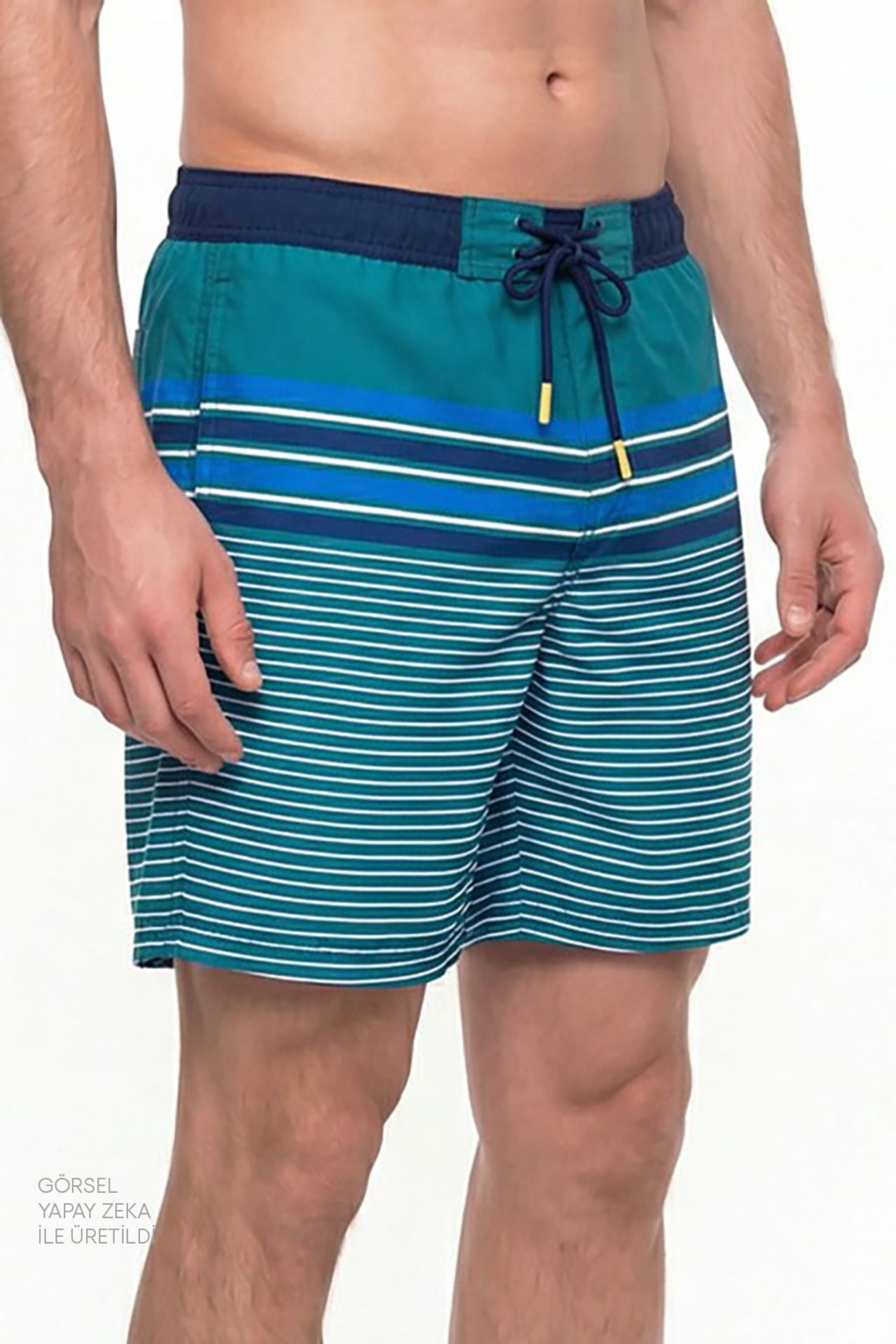 PENTI Men's Royal Court Striped Shorts 3