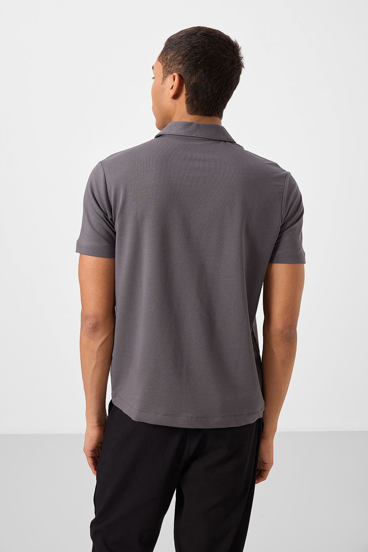TOMMY Men's Cotton Elastane Polo T-Shirt 6
