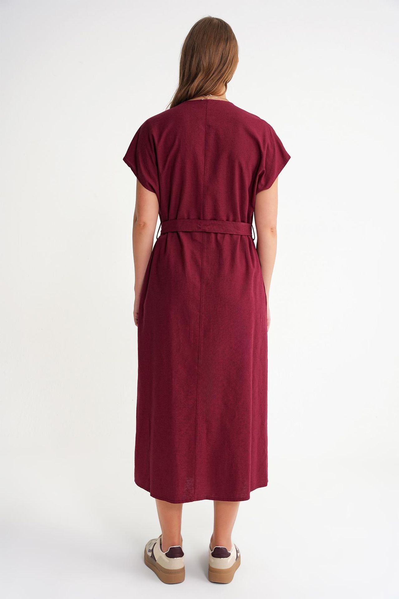 Mixray Belted Shirt Dress 6