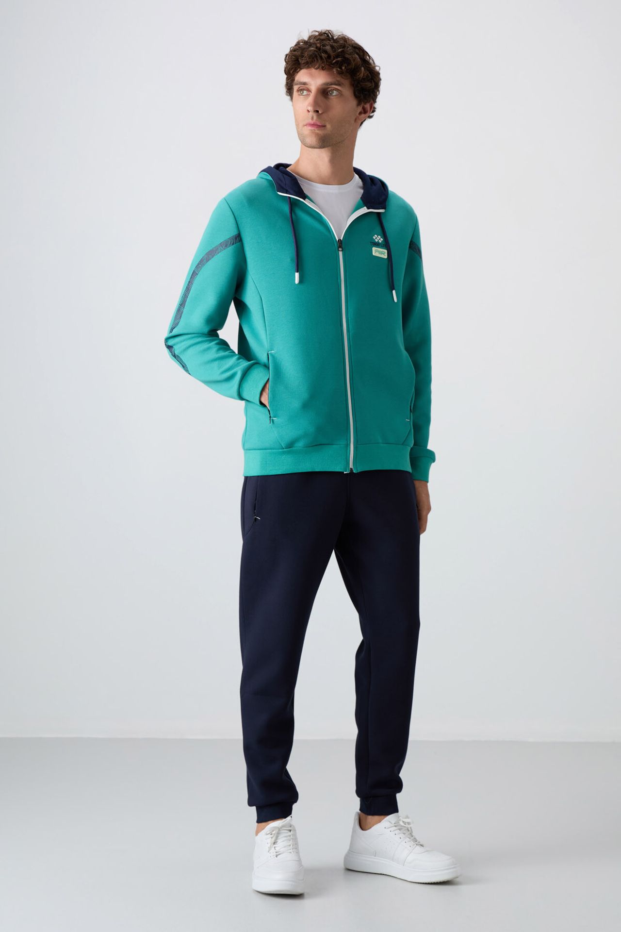 TOMMY Men's Hooded Sweatshirt And Pants Set 2