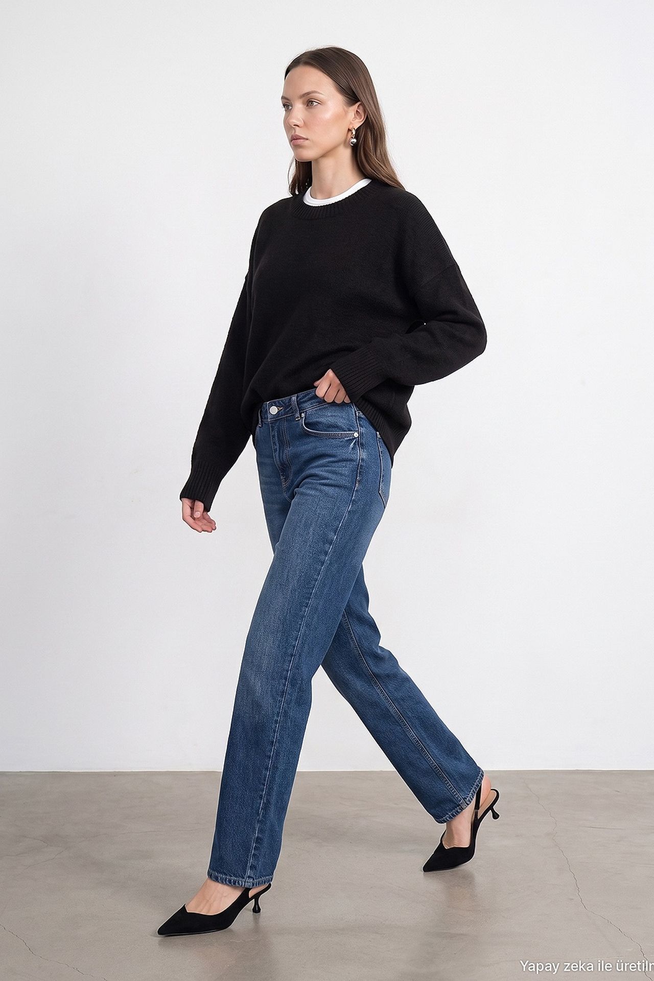 DILVIN Women's Cotton Jeans 4