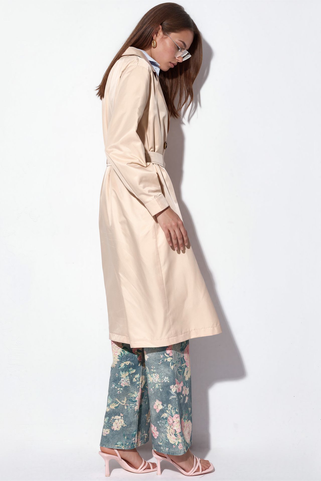 BDART Belted Long Trench Coat 2