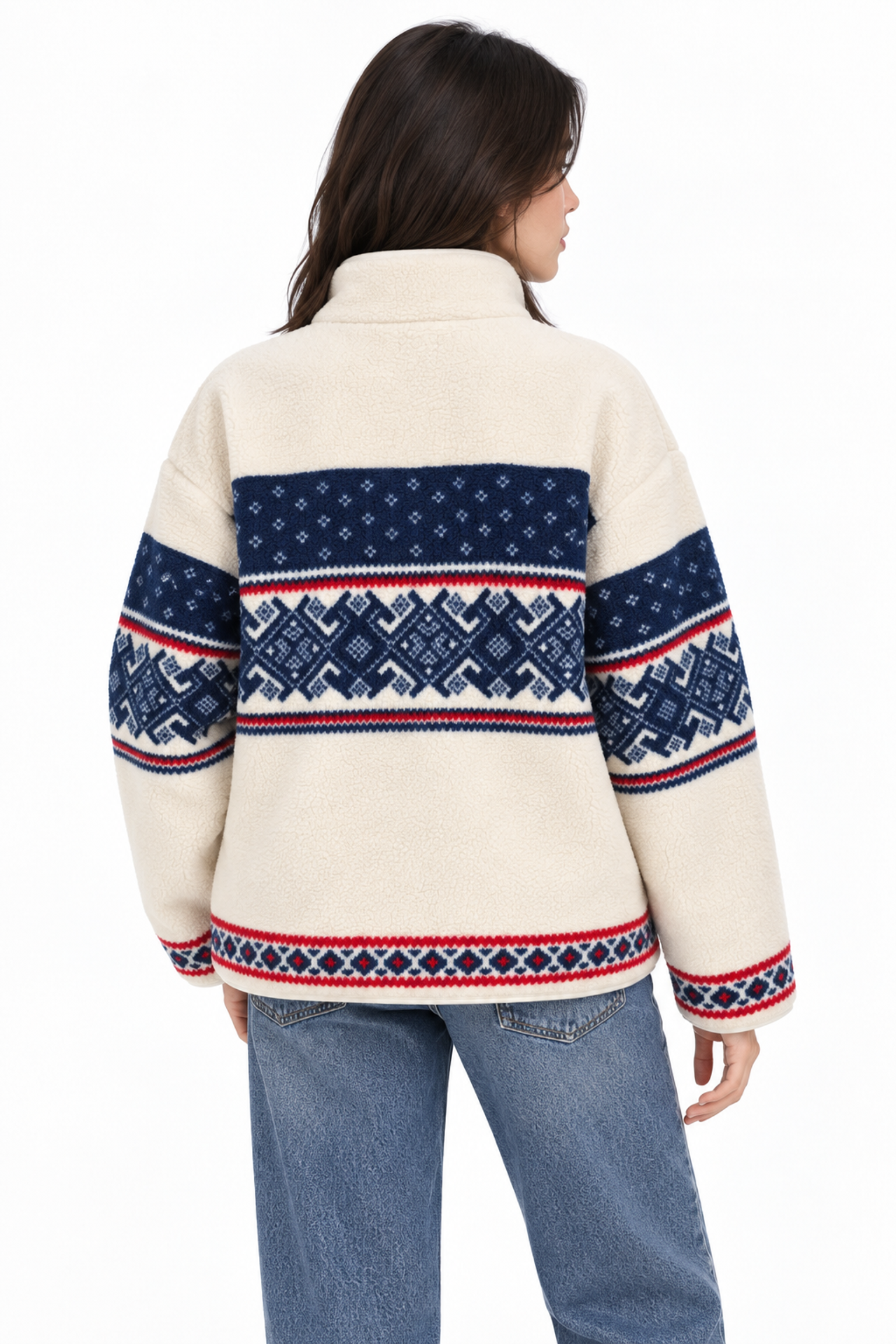 MIXRAY Women's Cotton-Blend Sweatshirt