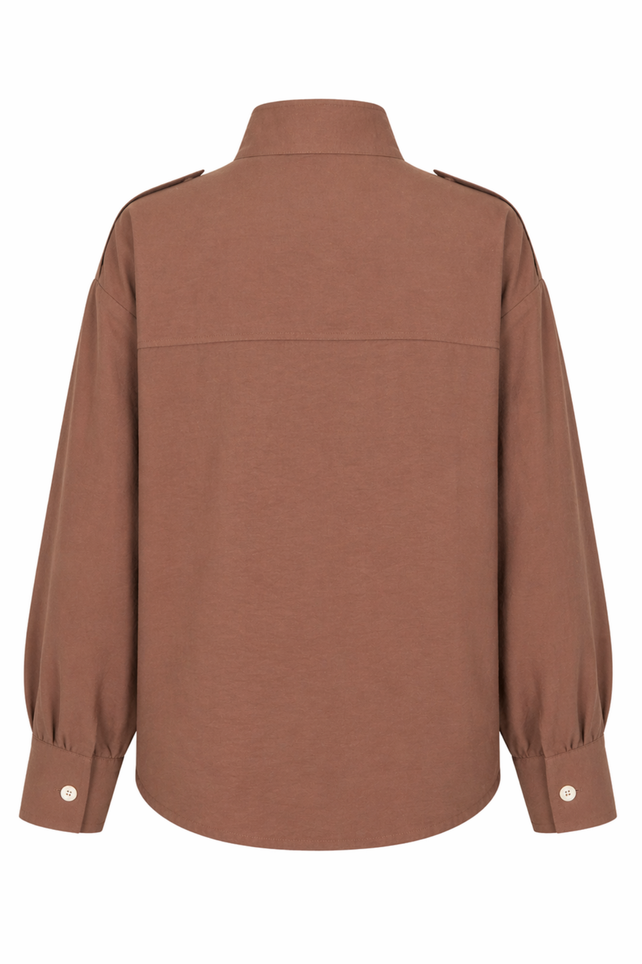 MIXRAY Mandarin Collar Button-Up Casual Shirt 4