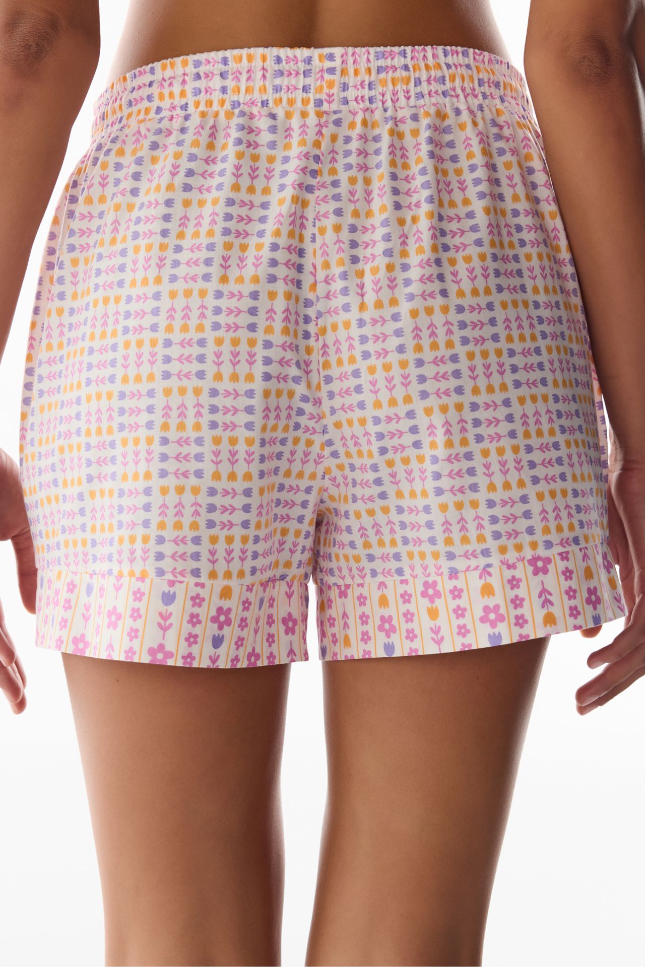 PENTI Floral Printed Shorts Pajama Bottoms 2