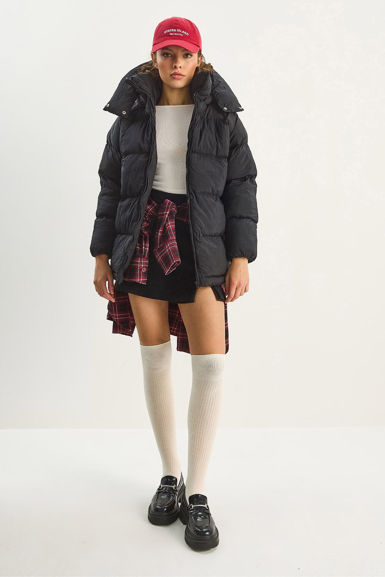 LUCCI Oversized Hooded Puffer Coat