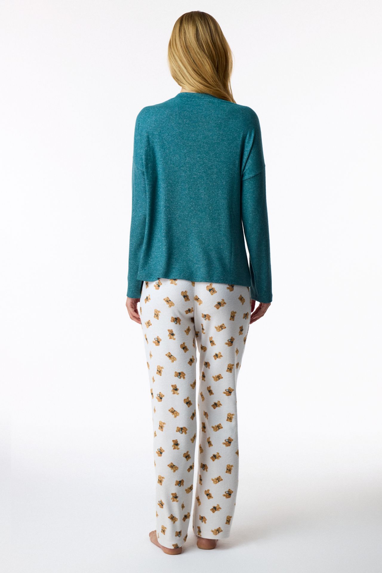 PENTI Happy Bear Long Sleeve Pyjama Top 4